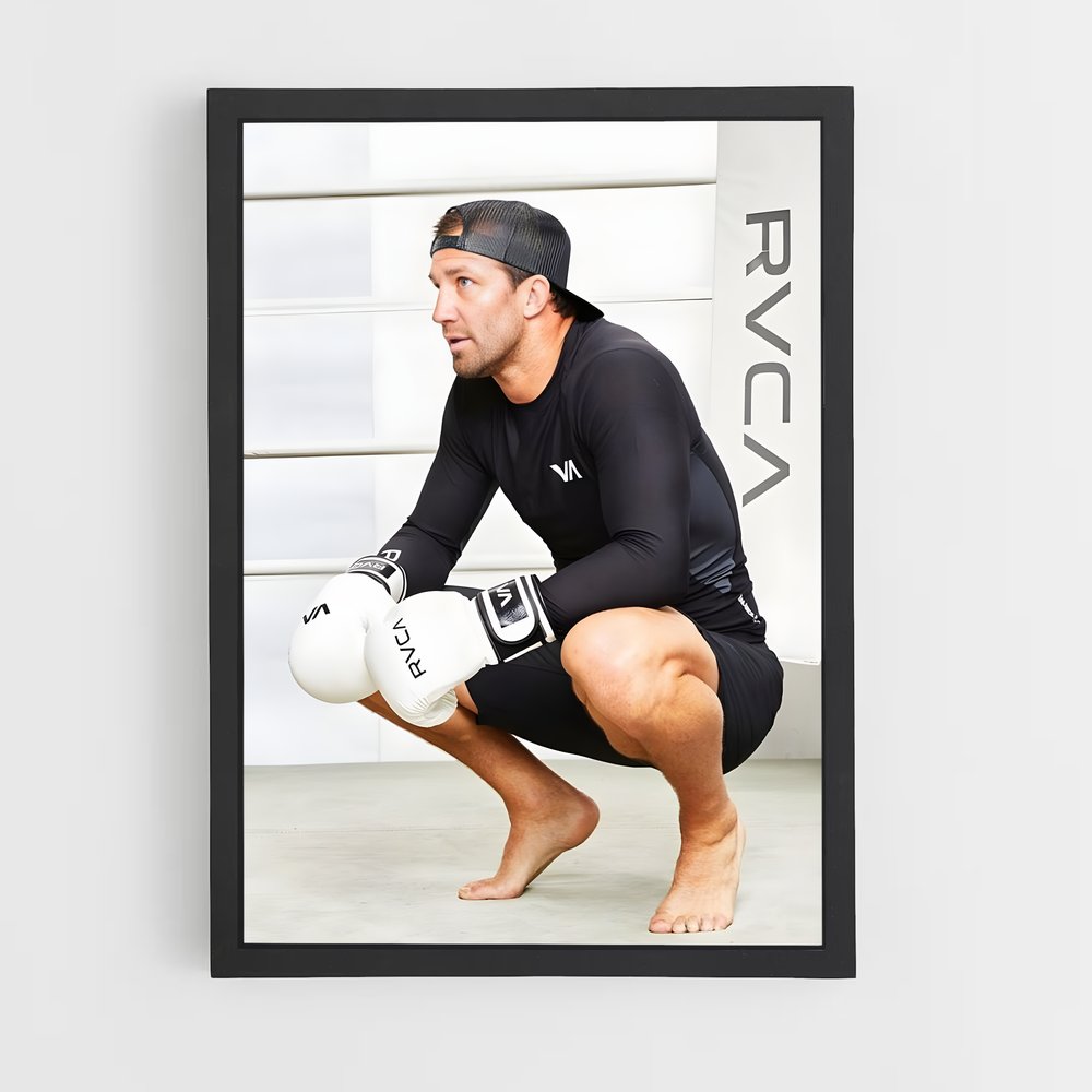 Poster Luke de rockhold – affiche MMA (vue 2)